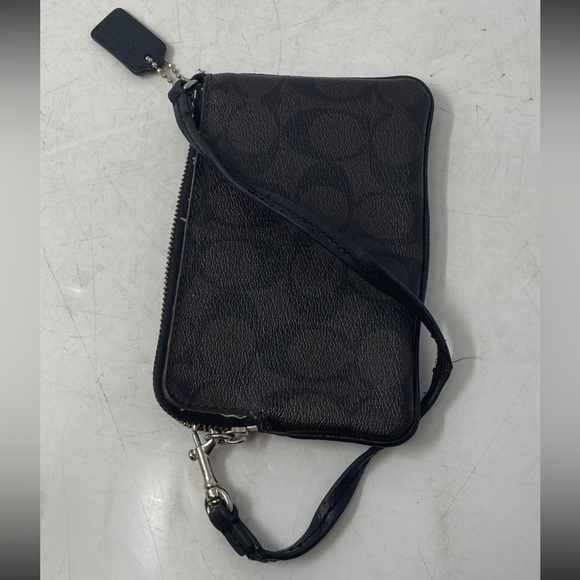 Coach Black and Brown Wristlet - Picture 5 of 5